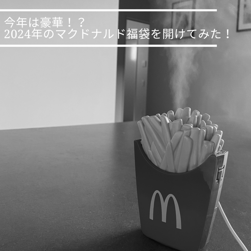 今年は豪華！？2024年のマクドナルド福袋を開けてみた！ | モノトーン